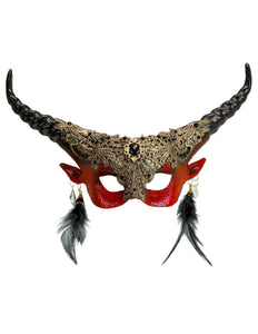 e-carnavalskleding-SYK Duivel masker luxe theater