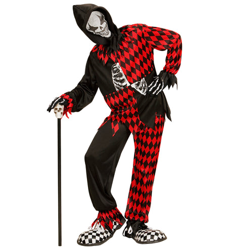 e-carnavalskleding-SYK Duivel pak Jester voor kids