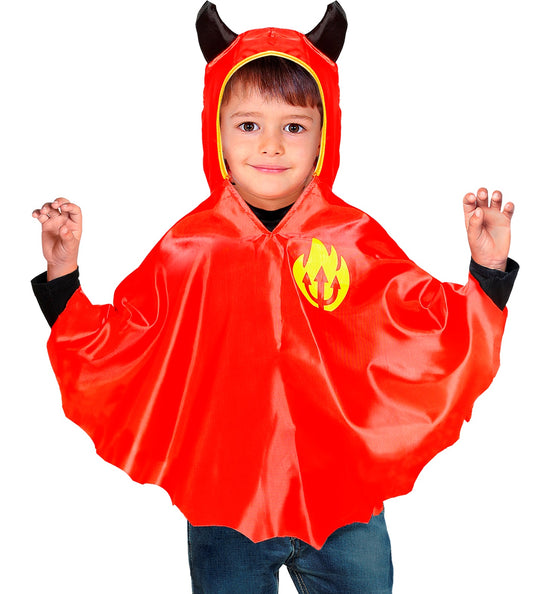 e-carnavalskleding-SYK Duivel poncho kind