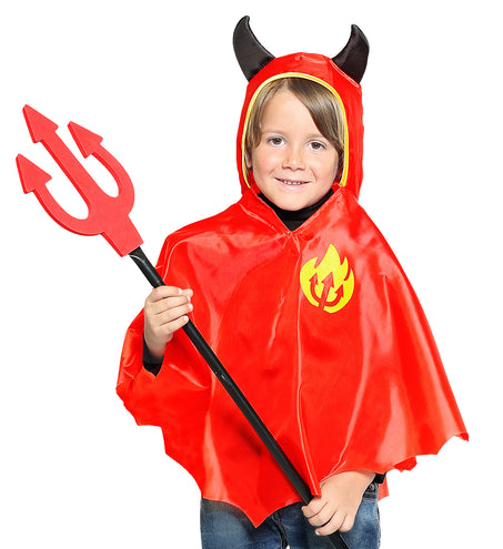 e-carnavalskleding-SYK Duivel poncho kind
