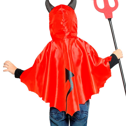 e-carnavalskleding-SYK Duivel poncho kind
