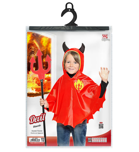 e-carnavalskleding-SYK Duivel poncho kind
