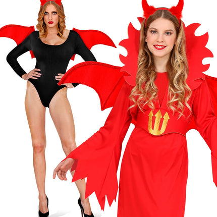 e-carnavalskleding-SYK duivel set rood
