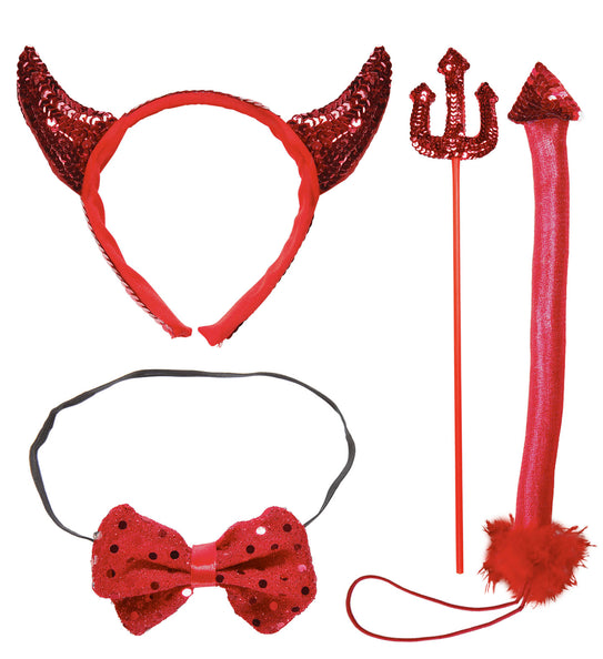 e-carnavalskleding-SYK Duivel set rood compleet