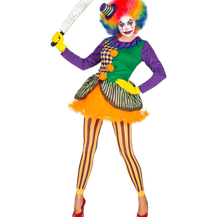 e-carnavalskleding-SYK Duivels joker jurkje dames