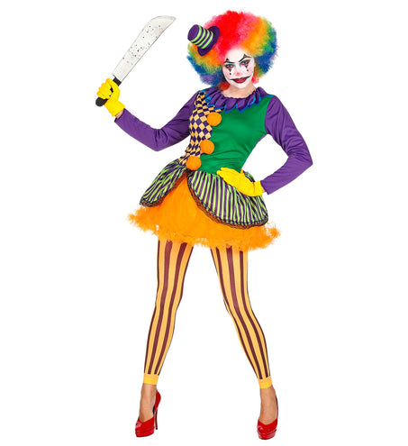 e-carnavalskleding-SYK Duivels joker jurkje dames