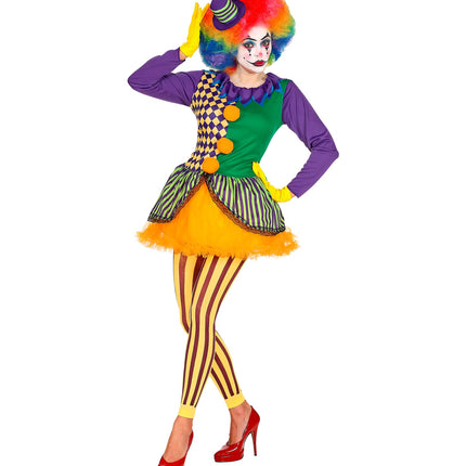e-carnavalskleding-SYK Duivels joker jurkje dames