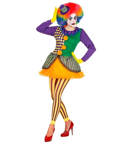 e-carnavalskleding-SYK Duivels joker jurkje dames