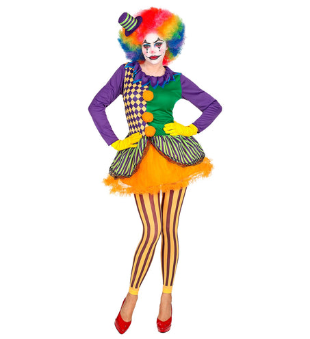 e-carnavalskleding-SYK Duivels joker jurkje dames