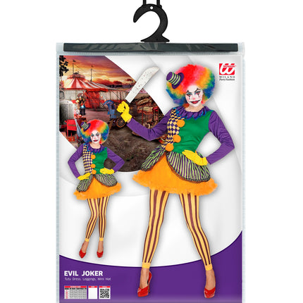 e-carnavalskleding-SYK Duivels joker jurkje dames