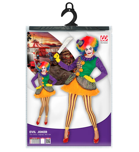 e-carnavalskleding-SYK Duivels joker jurkje dames