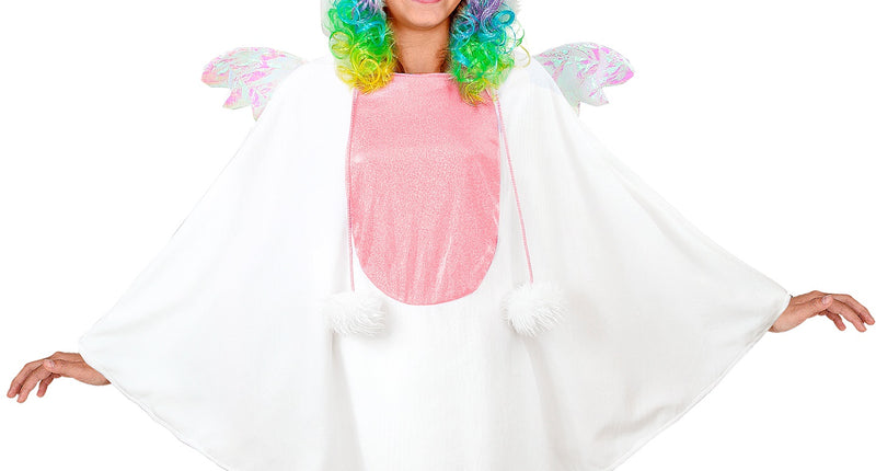 e-carnavalskleding-SYK Eenhoorn poncho met muts kinderen