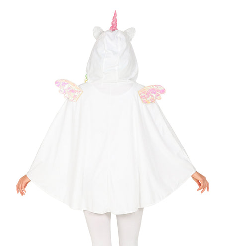 e-carnavalskleding-SYK Eenhoorn poncho met muts volwassenen