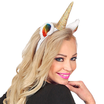 e-carnavalskleding-SYK Eenhoorn staart en diadeem