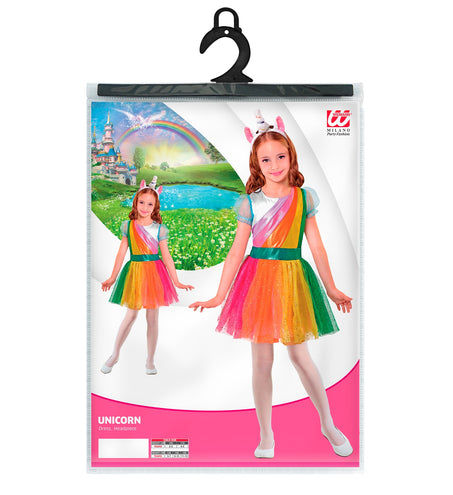 e-carnavalskleding-SYK Eenhoorn unicorn kinderjurkje