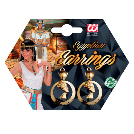 e-carnavalskleding-SYK Egyptische oorbellen Cleo