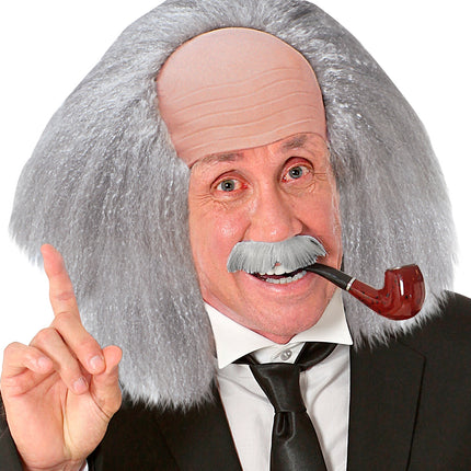 e-carnavalskleding-SYK Einstein pruik gekke professor