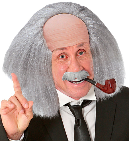e-carnavalskleding-SYK Einstein pruik gekke professor
