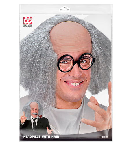 e-carnavalskleding-SYK Einstein pruik gekke professor