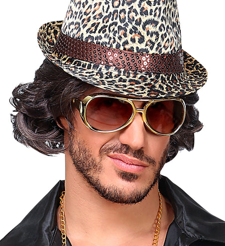 e-carnavalskleding-SYK Elvis bril rock 'n roll goud