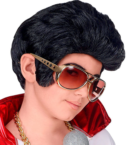 e-carnavalskleding-SYK Elvis pruik rock 'n roll