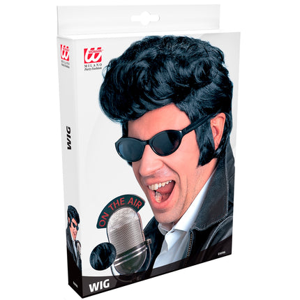 e-carnavalskleding-SYK Elvis pruik Rock 'n roll