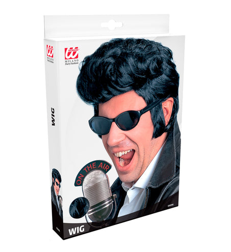 e-carnavalskleding-SYK Elvis pruik Rock 'n roll