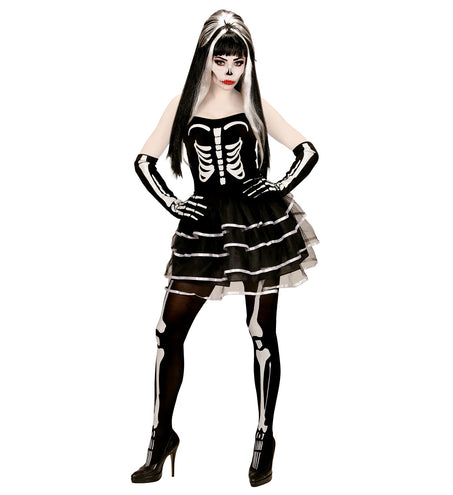 e-carnavalskleding-SYK Enge skeleton jurkjes voor Halloween