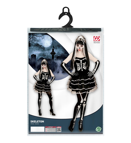e-carnavalskleding-SYK Enge skeleton jurkjes voor Halloween