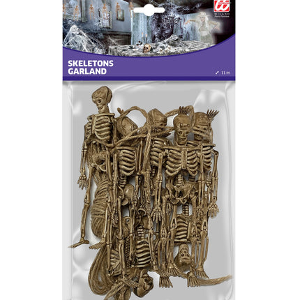 e-carnavalskleding-SYK Enge vlaggenlijn met skeletjes