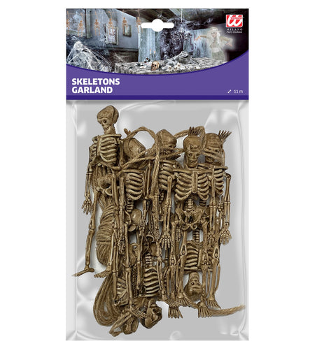 e-carnavalskleding-SYK Enge vlaggenlijn met skeletjes