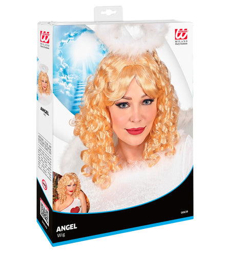 e-carnavalskleding-SYK Engel pruik blond
