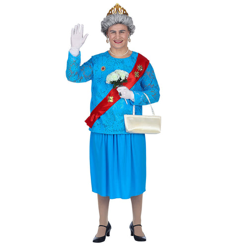 e-carnavalskleding-SYK Engelse koningin kostuum Queen Mum