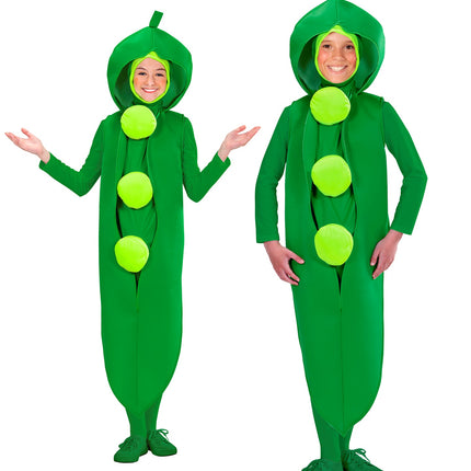 e-carnavalskleding-SYK Erwten kostuum Mauro kinderen unisex
