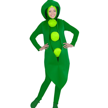 e-carnavalskleding-SYK Erwten kostuum Mauro volwassenen unisex