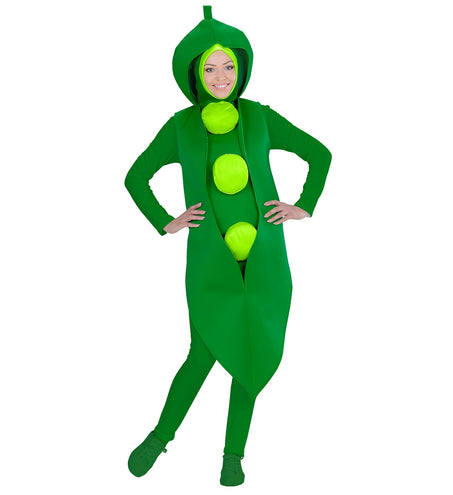 e-carnavalskleding-SYK Erwten kostuum Mauro volwassenen unisex