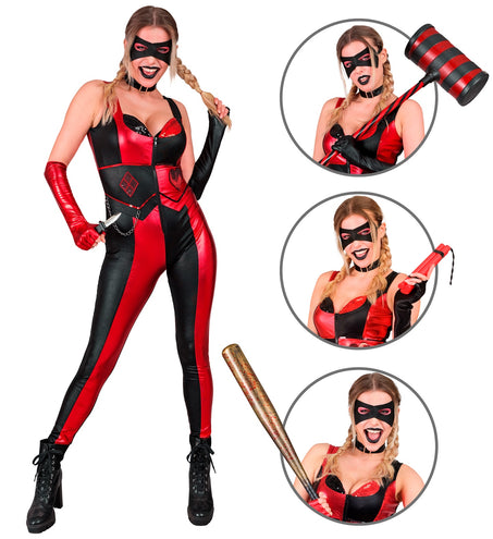 e-carnavalskleding-SYK Evil harlekijn pak dames
