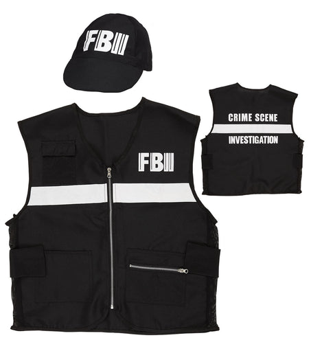 e-carnavalskleding-SYK FBI vest kostuum heren