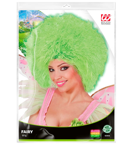 e-carnavalskleding-SYK Fee pruik neon groen volwassenen