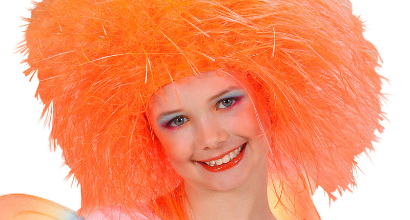 e-carnavalskleding-SYK Fee pruik oranje kinderen