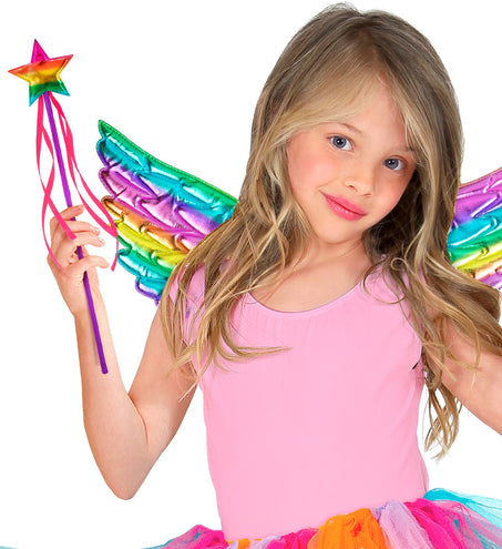 e-carnavalskleding-SYK Feeënstaf regenboog
