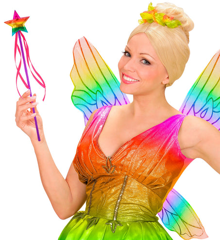 e-carnavalskleding-SYK Feeënstaf regenboog