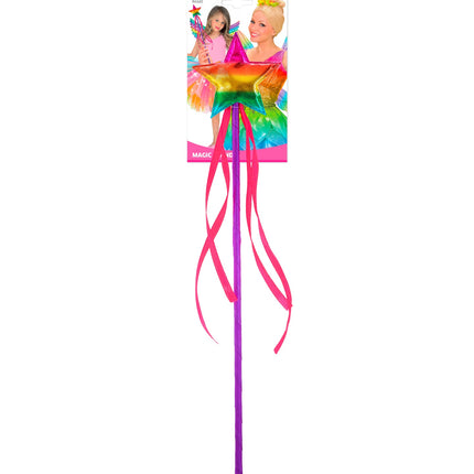 e-carnavalskleding-SYK Feeënstaf regenboog