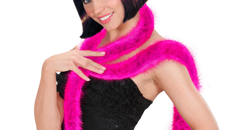 e-carnavalskleding-SYK Fel roze dunne boa