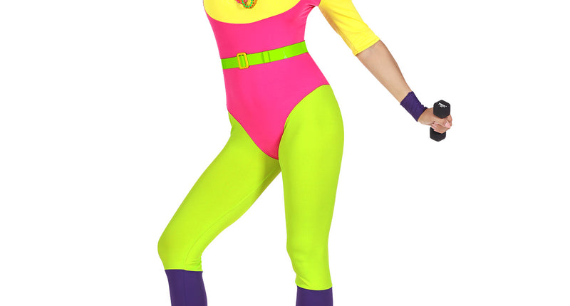 e-carnavalskleding-SYK Fitness instructrice kostuum 80's