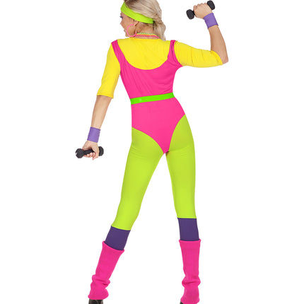 e-carnavalskleding-SYK Fitness instructrice kostuum 80's