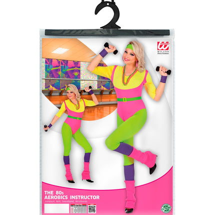 e-carnavalskleding-SYK Fitness instructrice kostuum 80's