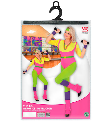 e-carnavalskleding-SYK Fitness instructrice kostuum 80's