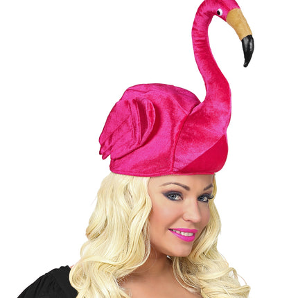 e-carnavalskleding-SYK Flamingo hoed