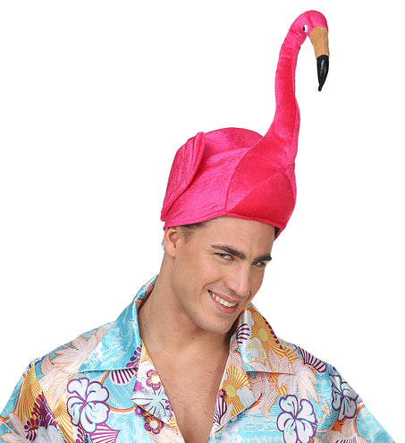e-carnavalskleding-SYK Flamingo hoed